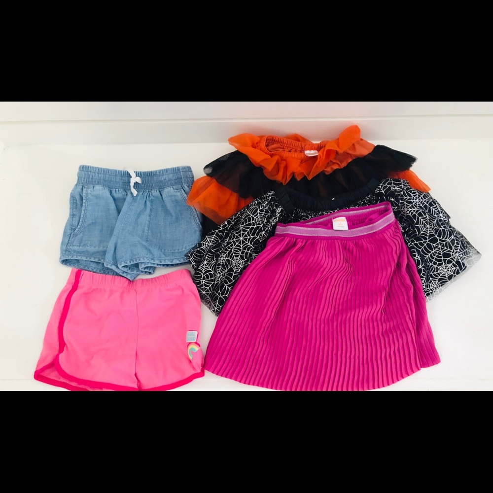 Gymboree EUC Lot of 4t Skirts and Shorts